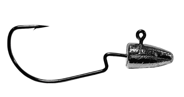 Finesse Weedless Darter Jig w/ Victory Black Nickel EWG Hook UnPainted UnSanded New