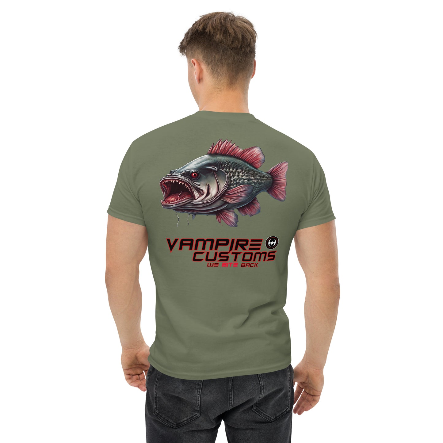 Vampire Customs Classic Tee Shirt Vampire Fish