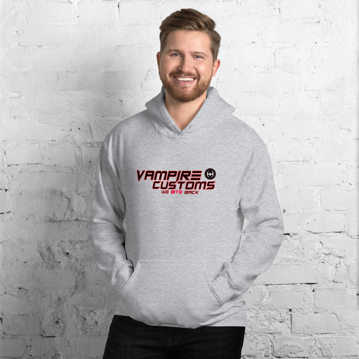 Vampire Customs Logo Unisex Hoodie Sweatshirt Multiple Colors and Sizes