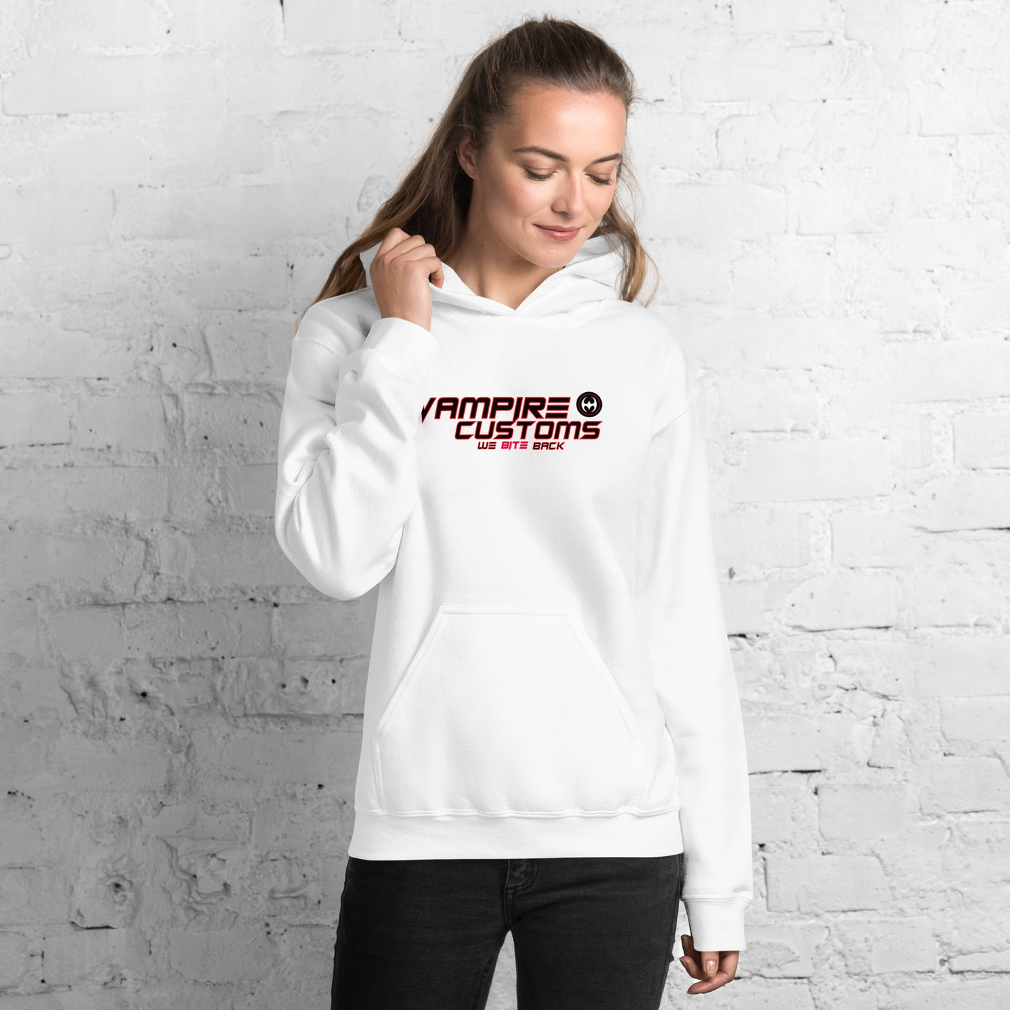 Vampire Customs Logo Unisex Hoodie Sweatshirt Multiple Colors and Sizes