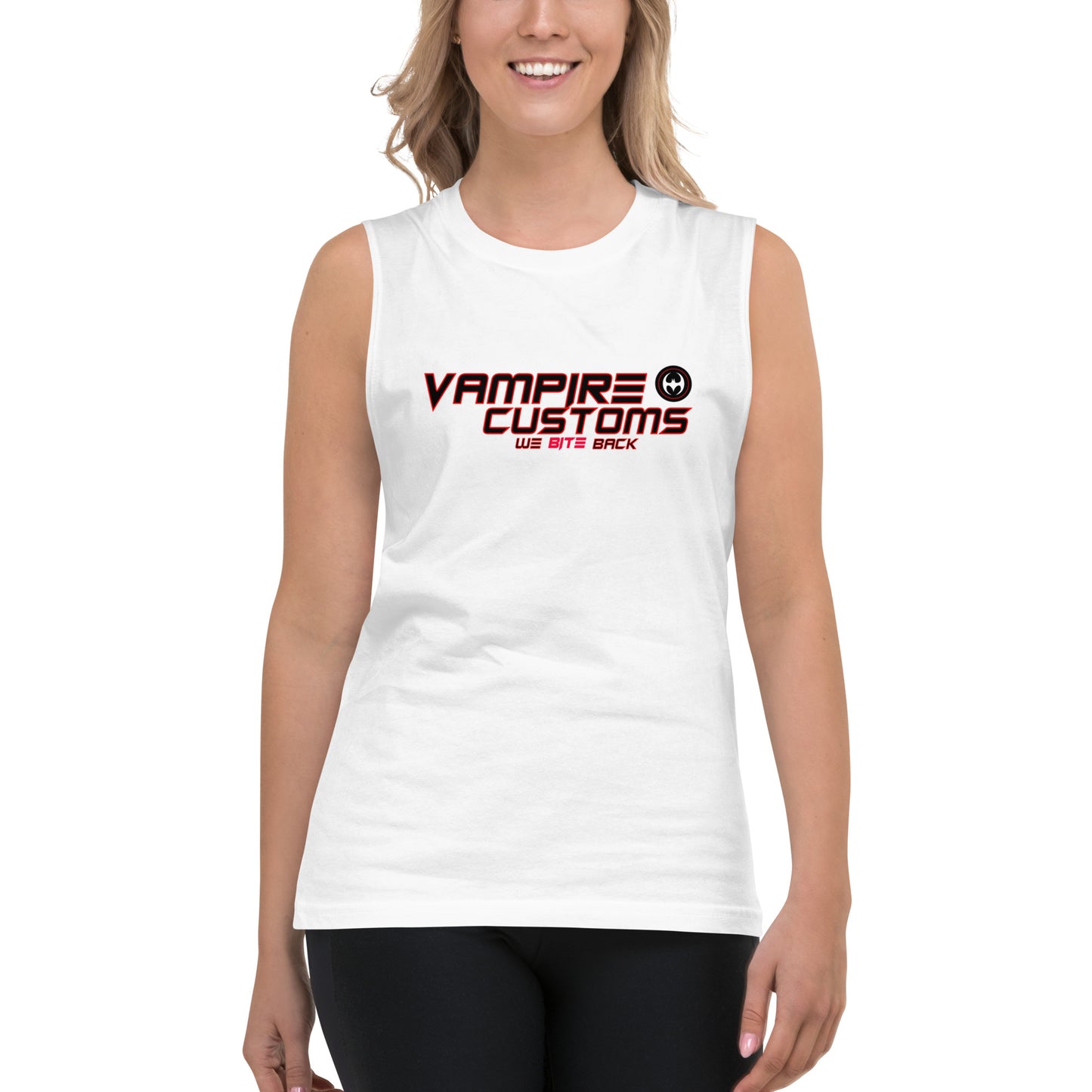 Vampire Customs Logo Muscle Shirt Tank Top Multiple Sizes and Colors