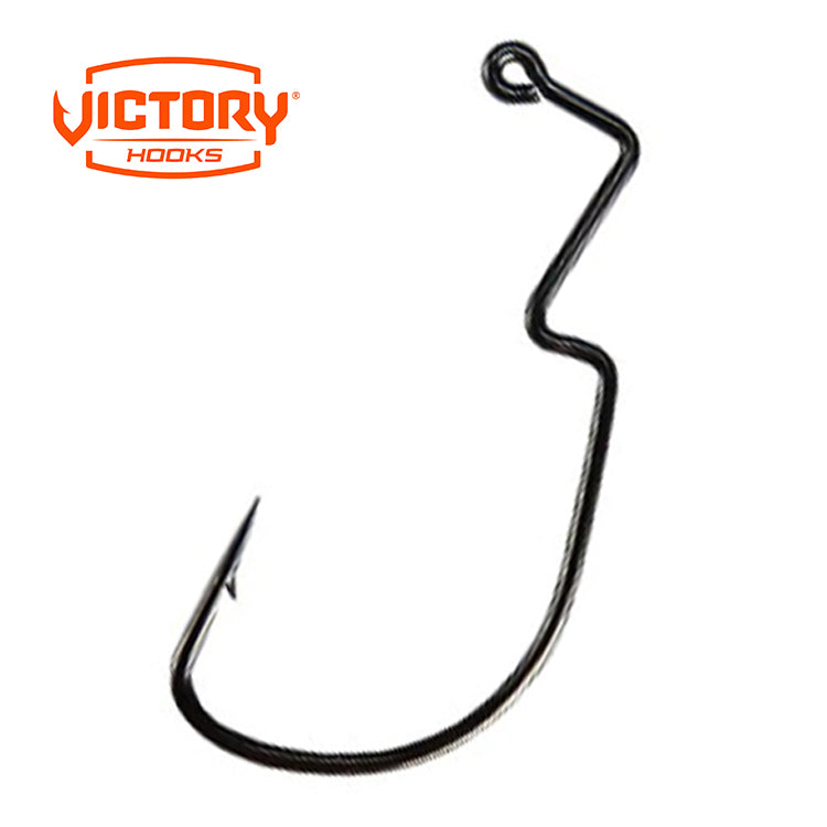 Victory 10777 #1 Thru 4/0 V Loc Hook Heavy Wire Black Nickel