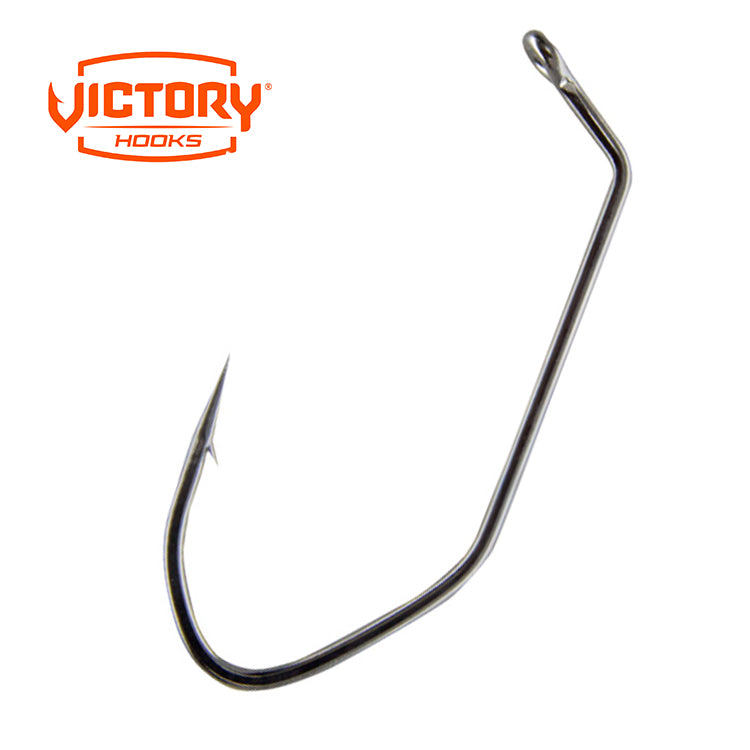 Victory 11796 3/0 Thru 5/0 V Loc Hook Heavy Wire Black Nickel
