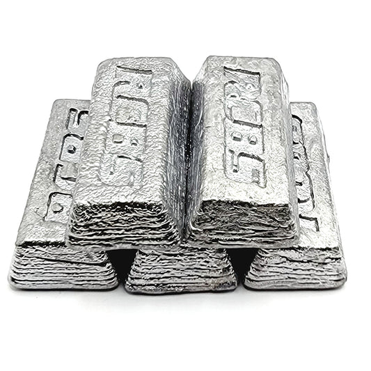 Lead Ingots Mix of 1/2 lb and 1 lb Ingots Pure 99.9% 5lbs 10lb 25lbs 50lbs