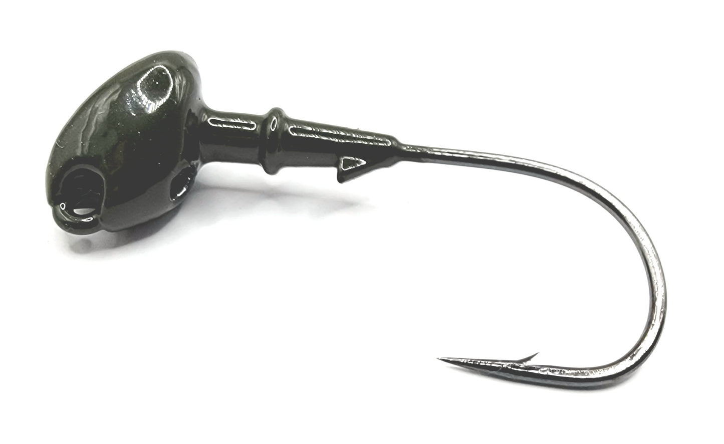 Brush Weedless Bass Fishing Jig Mustad Hook Powder Coated Colors New