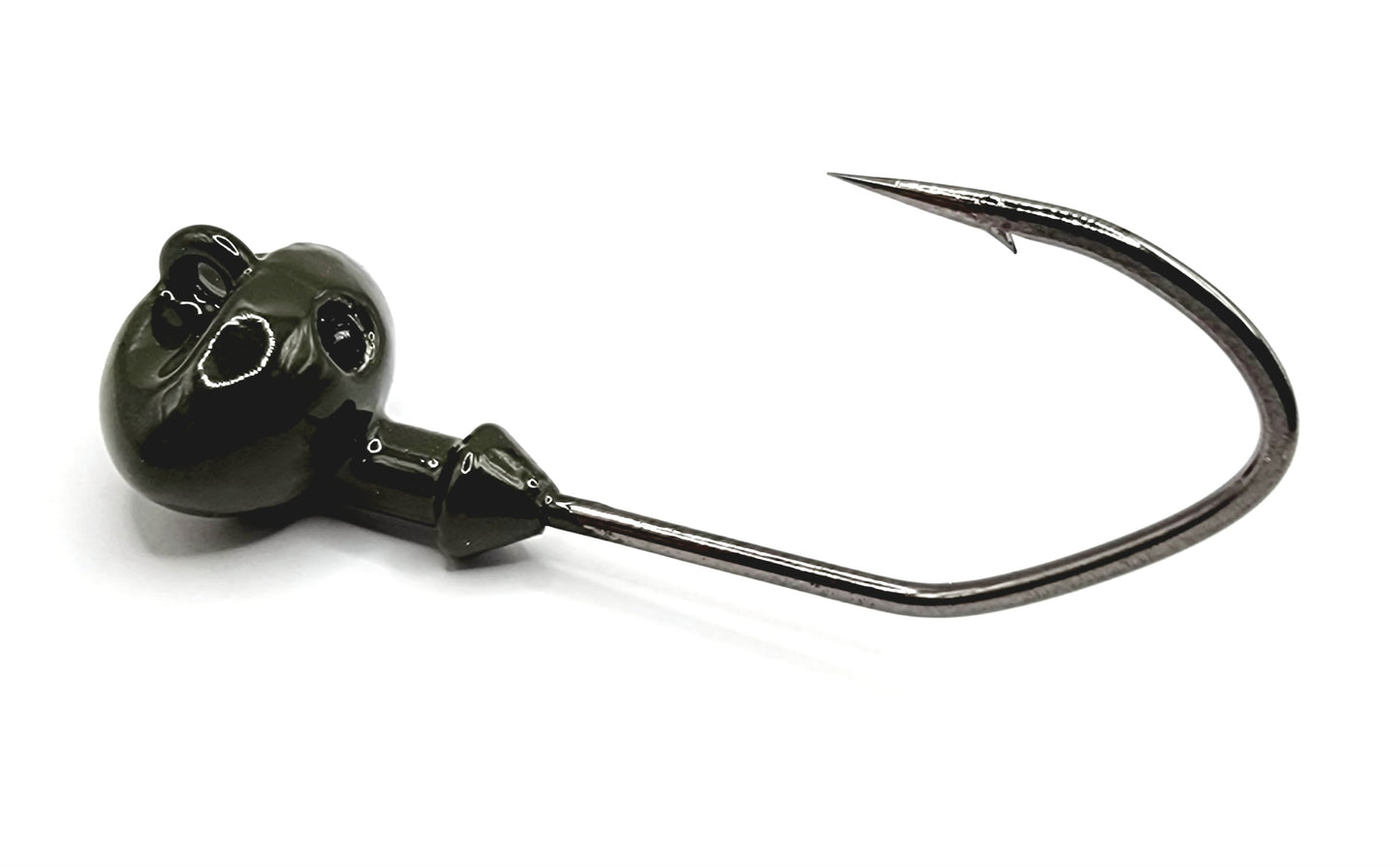 Recessed Football Bass Fishing Jig Victory V Loc Hook Powder Coated Colors New