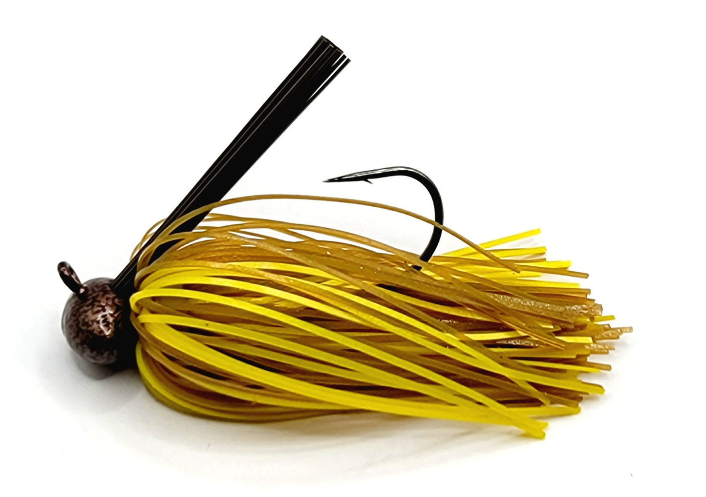 Football Weedless Mustad Hook Powder Coated Skirted Jig Mud Series