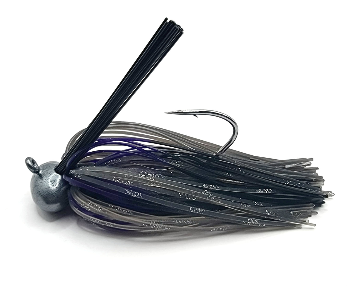 Football Weedless Victory V Loc Hook Powder Coated Skirted Jig Gangster Series