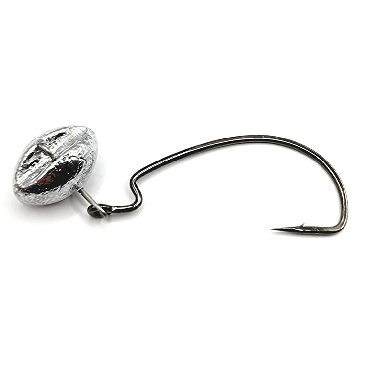 Football Swing Bass Fishing Jig Gamakatsu EWG Hook UnPainted UnSanded Small Sizes New