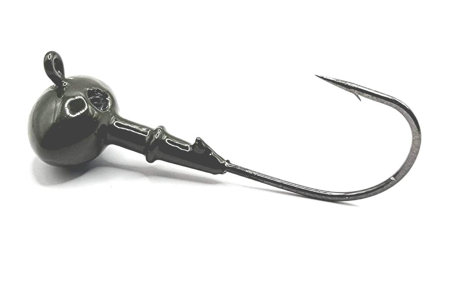 Football Bass Fishing Jig Gamakatsu Hook Powder Coated Colors New
