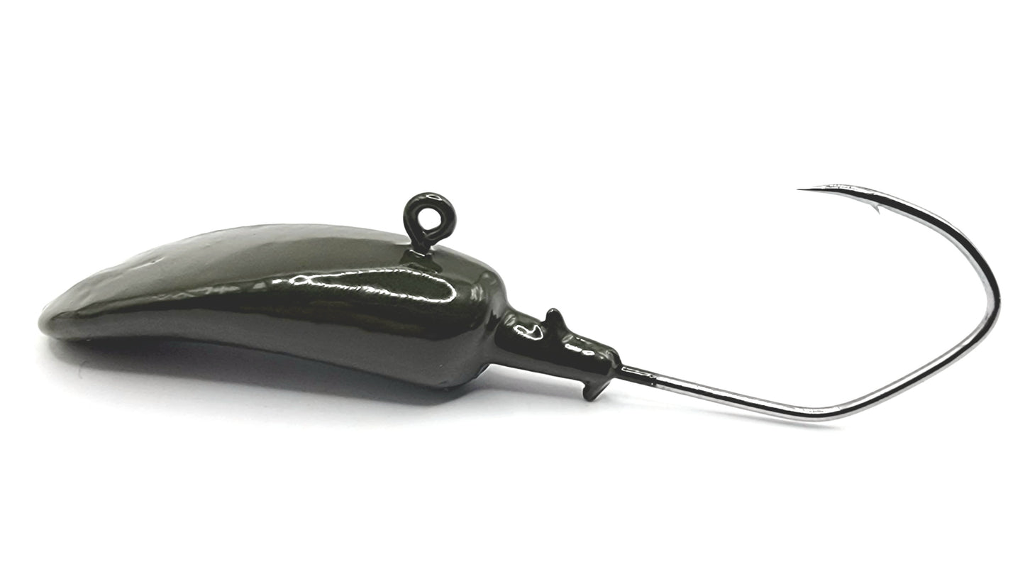 Grave Digger Bass Fishing Jig Victory V Loc Hook Powder Coated Colors New