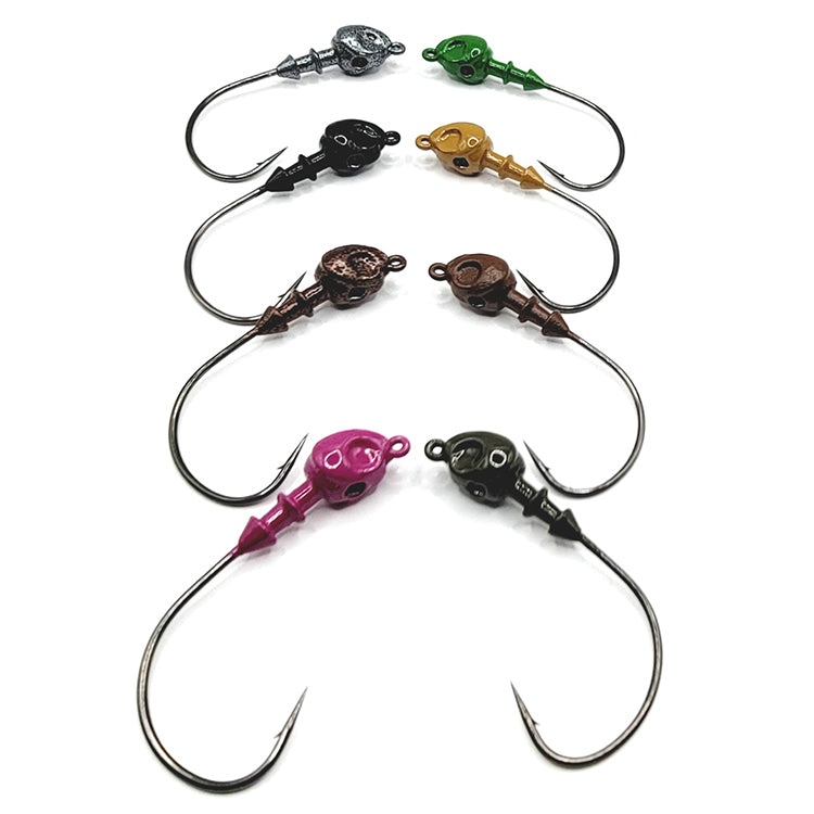 Poison Swim Bass Fishing Jig Mustad Wide Gap Ultra Point Hook Powder Coated Colors New