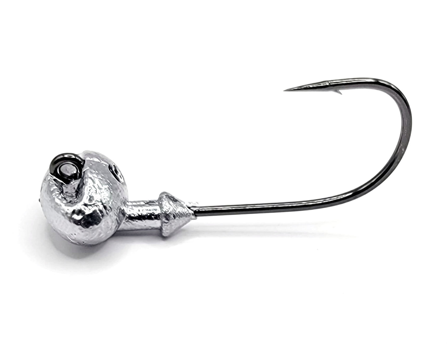 Recessed Football Bass Fishing Jig Heavy Hook NO WeedGuard UnPainted UnSanded New