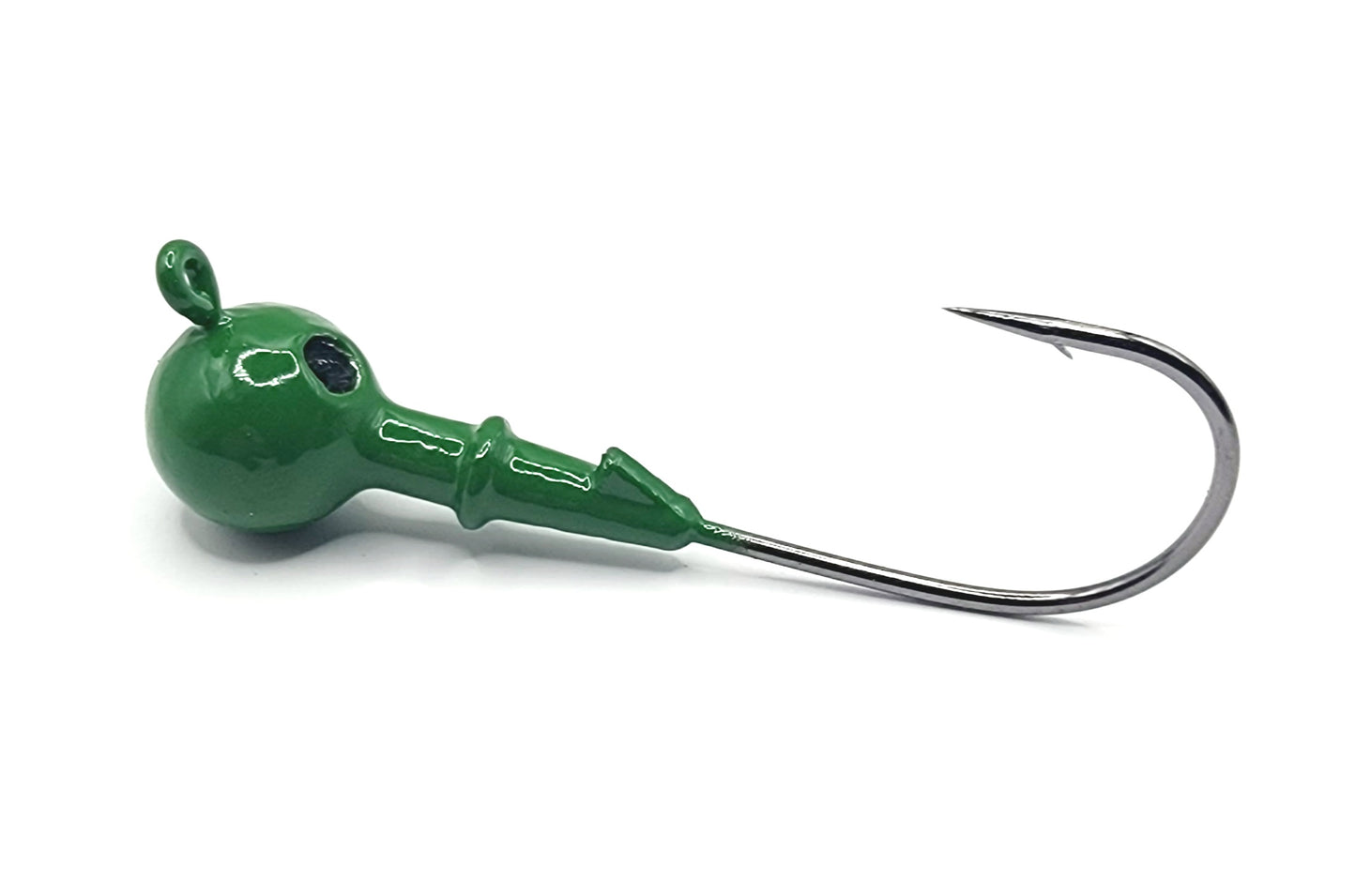 Round Weedless Bass Fishing Jig Mustad Hook Powder Coated Colors New