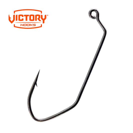 Victory 11786 1/0 Thru 6/0 V Loc Hook Extra Strong Wire Black Nickel Endura Needle Point
