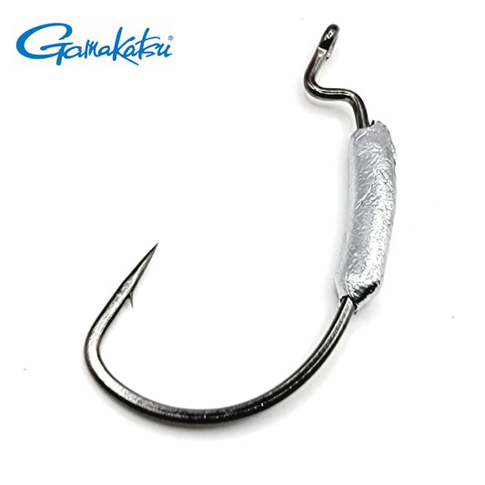 Gamakatsu 744 Weighted Worm Hook EWG Sinker Weight Black Nickel