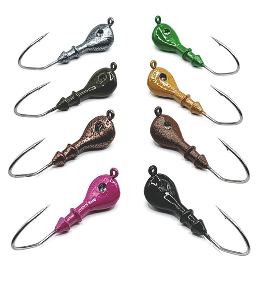 Arky Arkie Bass Fishing Jig Victory V Loc Hook Powder Coated 8 Colors New