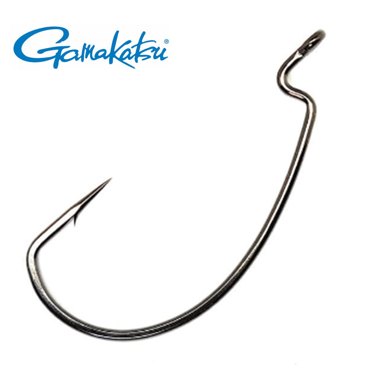 Gamakatsu 744 Worm EWG Offset Hook NS Black Hook