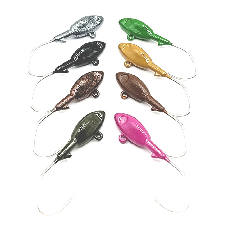 Style H Hell of a Jig Bass Fishing Victory V Loc Hook Powder Coated 8 Colors New